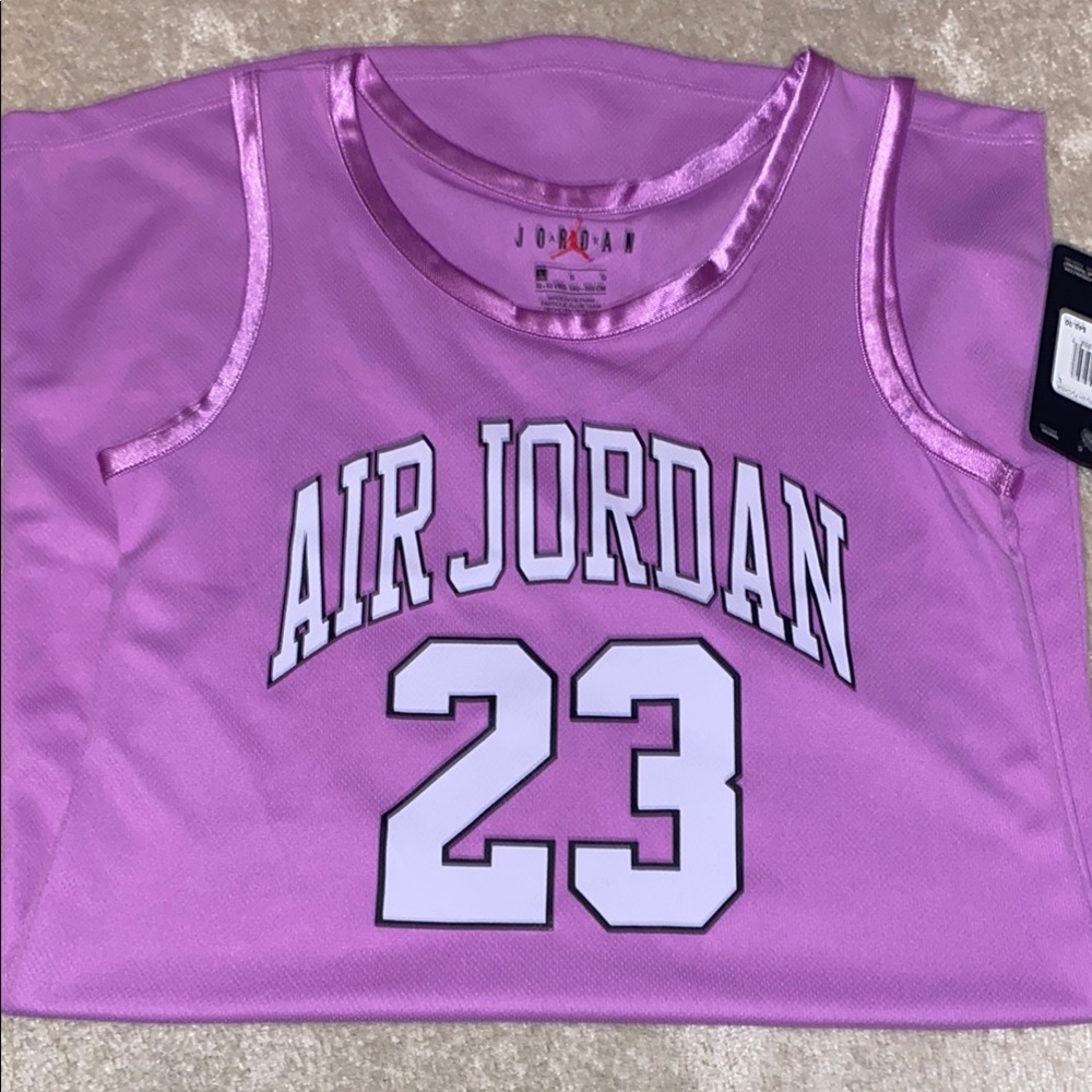 Jordan Kids' Purple jersey dress